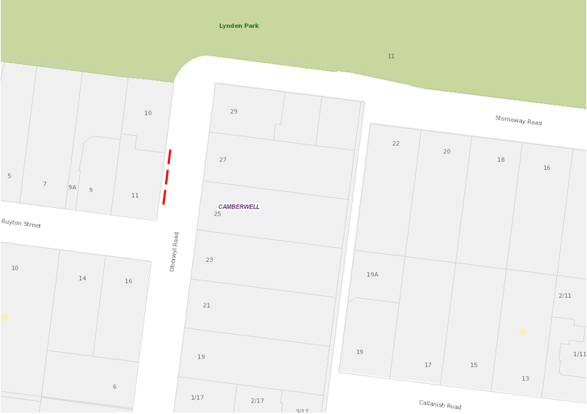 Proposed parking area to have 