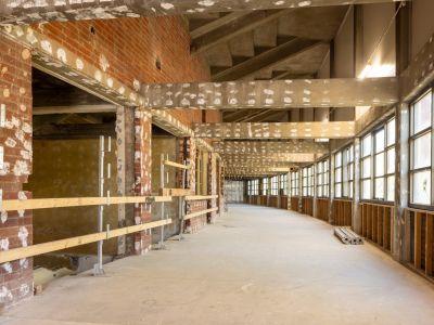 Interior of the Michael Tuck Stand's promenade level
